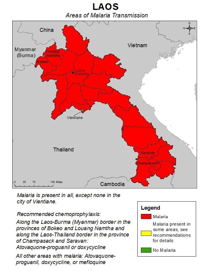 Laos sıtma göster