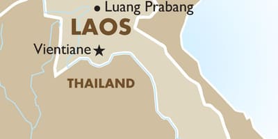 Laos başkenti haritası 